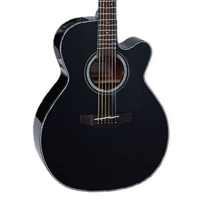 Takamine GN30CEBLK NEX Cutaway Acoustic/Electric Guitar - Black image 3