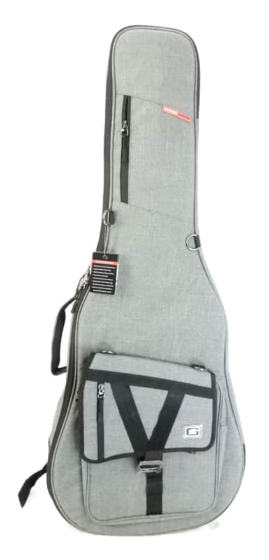 Gator Transit Series Acoustic Guitar Gig Bag - Light Grey image 1