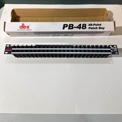 dbx PB48 48-Point TRS Patchbay 2010s - Black image 2