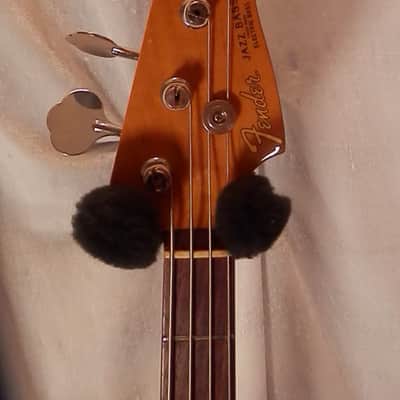 Fender Jazz Bass Sunburst Electric Bass with gig bag Made in Japan 2012 image 8