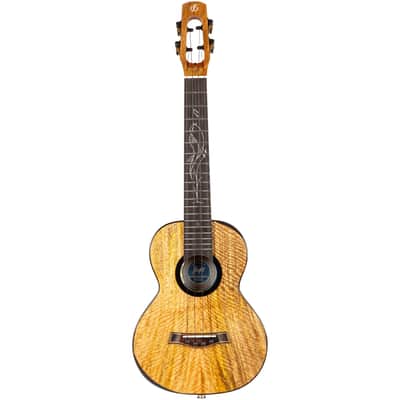 Flight SONGBIRD MANGO EQ-A Royal Series Solid Mango Top Mahogany Neck 4-String Tenor Acoustic-Electric Ukulele w/Gig Bag, Pickup & Humidifier image 6