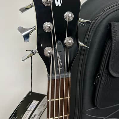 Warwick RockBass Star Bass 5-String Semi-Hollow Bass Guitar 2025 - Solid Creme White High Polish image 3