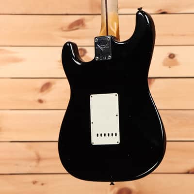 Fender Custom Shop 1956 Stratocaster Journeyman Relic - Aged Black - CZ574495 - PLEK'd image 8