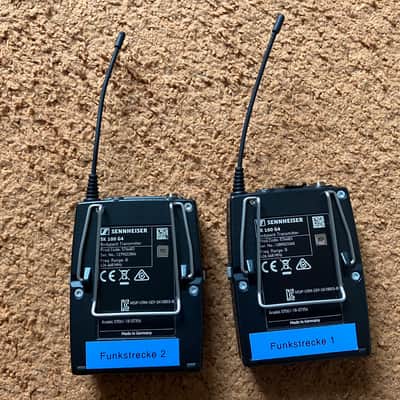 Sennheiser EW 100 G4 Dual Wireless Lavalier System – 2 Channels – B-Band – 19″ Rack (with never-used MKE Lav Mics) image 4