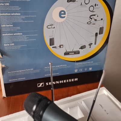 Sennheiser 🎤 Sennheiser Diversity Receiver EM 100 + Sennheiser SKM100 Handheld Transmitter – 786–822 MHz image 9