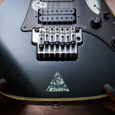 IBANEZ MIJ Universe Prestige Series UV777P-BK Steve Vai Signature Universe " Black + Rosewood" (2007) image 6