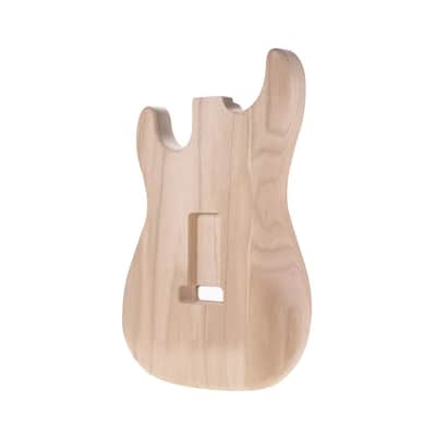 Unfinished Handcrafted Guitar Body Candlenut Wood Electric Guitar Body Guitar Barrel Replacement Parts,price include the import duty to US buyer image 7