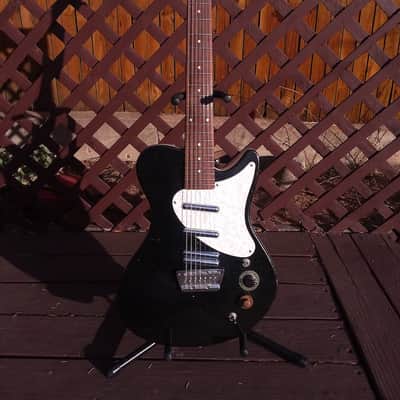 Danelectro Mod 7 "Seven String" Rare, Black Sparkle image 2