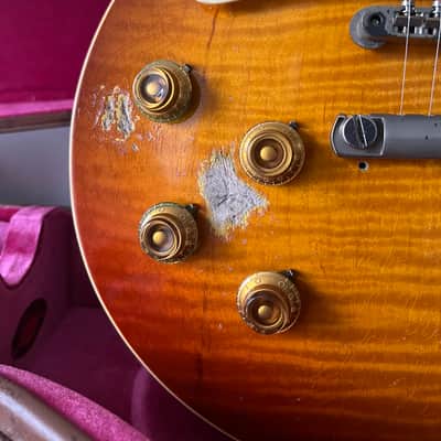 Gibson Les Paul 1959 Reissue 2023 - Gemini Burst - Brazilian board - Ultra Heavy Aged Murphy Lab image 3