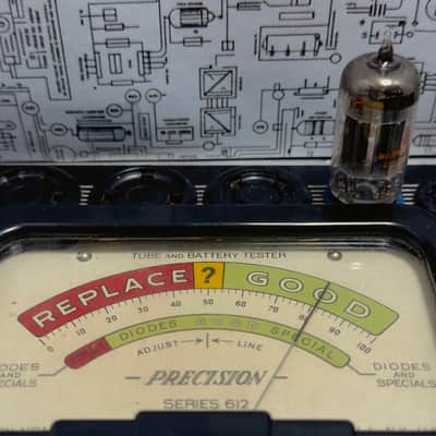 RCA 5687 Black Plate Matched Quad - 1960s NOS | Audio Driver image 10