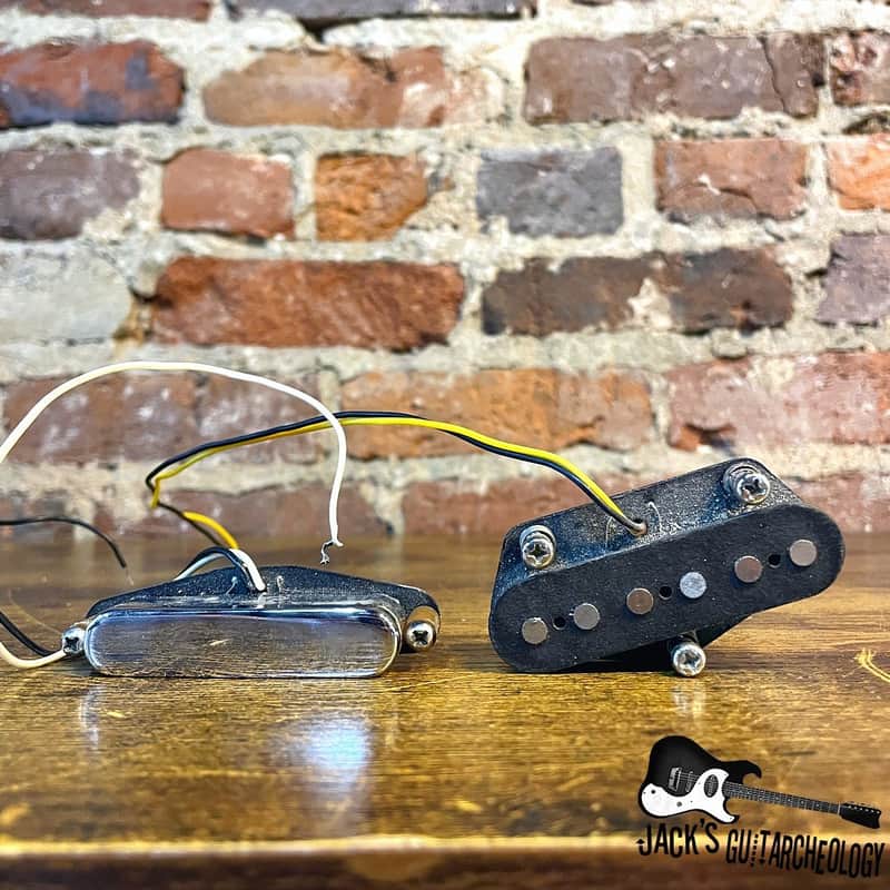 Vintage Fender MIM Telecaster Neck / Bridge Pickup *USED* (1992 - Black/Chrome) image 1