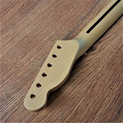 Telecaster Compatible Rosewood and Maple Neck 22 Fret Jumbo Satin image 7