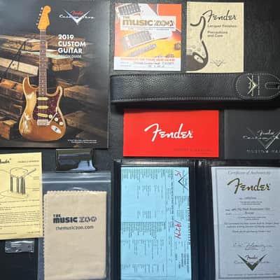 Fender Custom Shop 1960 Stratocaster NOS 2019 - Capri Orange w/OHSC & COA - Exceptionally Rare image 9