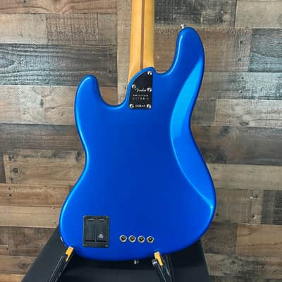 Fender American Ultra II Jazz Bass, Noble Blue, Ebony Fingerboard, Hard Case, Free Ship, 829 image 12