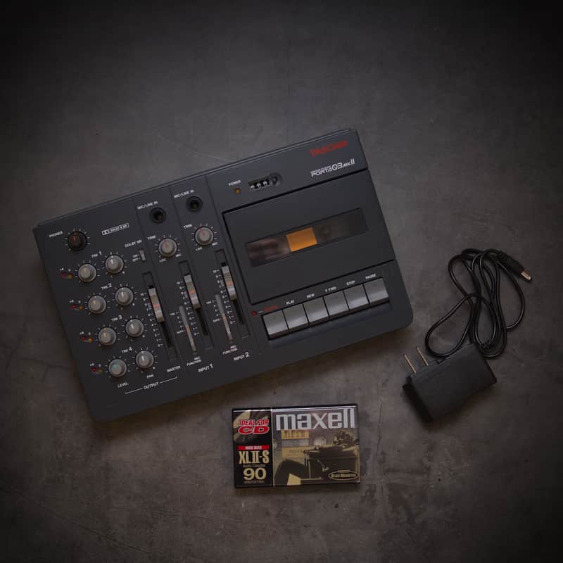 TASCAM Porta 03 mkII Ministudio 4-Track Cassette Recorder | Reverb