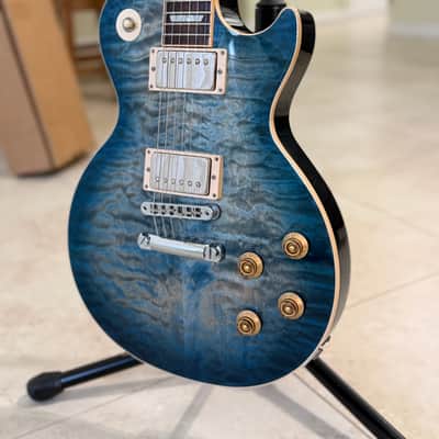 2018 Gibson Les Paul Standard Premium Quilt Ocean Water Perimeter AAA + OHSC image 3