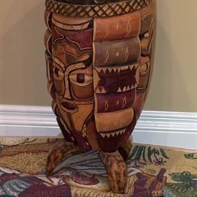 Beautiful Genuine African Handcrafted Drum Percussion Instrument image 2