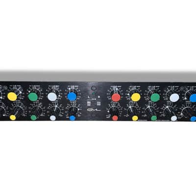 c.1999 George Massenburg GML Model 8200 Series II Parametric Equalizer Populated Faceplate Face Panel Assembly Clarostat *Spare Parts-Repair image 3