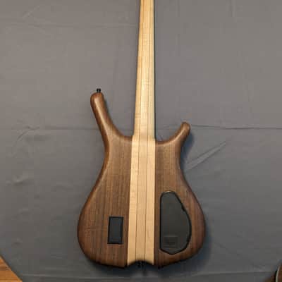 2008 Warwick Infinity NT 4 - AAAA Flame Maple - Natural Oil - Lefty image 9