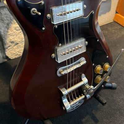 Kay Montclair Apollo 1960's Mahogany Vintage Electric Guitar Bigsby image 8