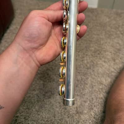 Gemeinhardt KG Special Solid Silver Flute, Open-Hole, B-Foot, Gold Lip, Case image 10