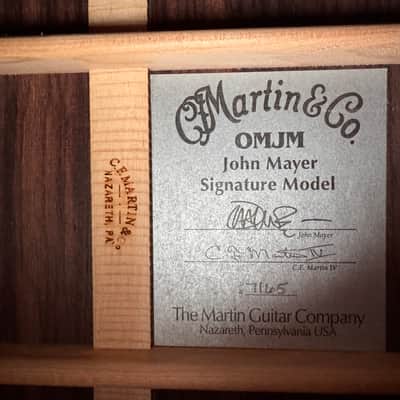 Martin OM-JM John Mayer 2020 - Never used image 4