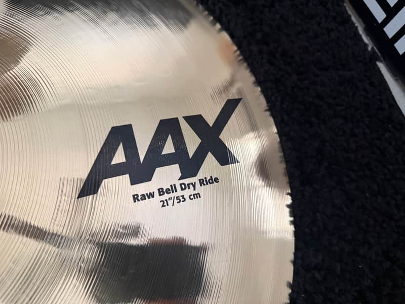 Sabian 21" AAX Raw Bell Ride Cymbal image 1