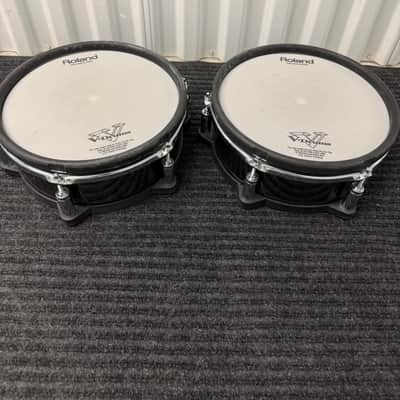 Roland PD-108-BC V-Pad 10" Dual Trigger Mesh Drum Pad 2010s - Black Chrome image 4
