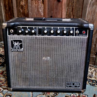 Music Man 110 RD Fifty 50-Watt 1x10" Guitar Combo with Limiter 1982 - 1984 - Black image 1