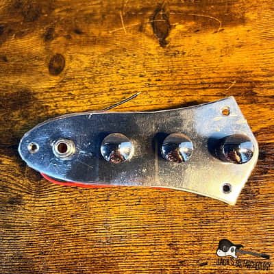 Economy Loaded J-Bass Loaded Control Plate (2020s - Chrome) image 2