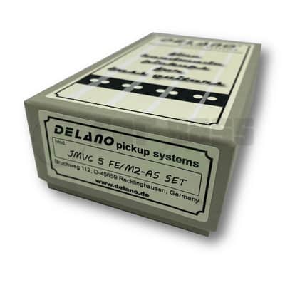 Delano JMVC5 FE/M2-AS 5 String Hum Cancelling Jazz Bass® Pickup Set for Fender® American Standard® image 6