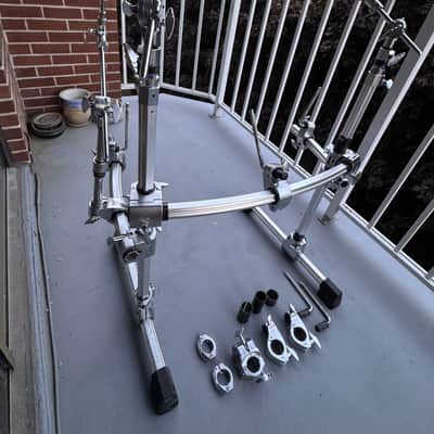 Yamaha HXR2CHLII Hexrack 2-leg Rack System with Cymbal Boom Arms, Clamps, side extensions, and many extras image 5