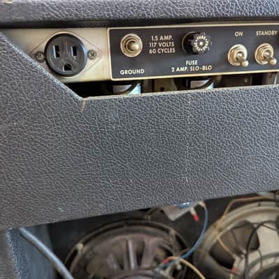 Used Fender Super Reverb 2-Channel 40-Watt 4x10" Guitar Combo 1970 - 1977 - Silverface image 11