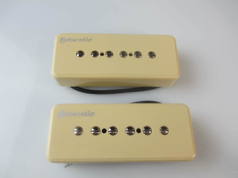 Entwistle X90A  Alnico Neck & Bridge Pickups - P90 Style - New - Free Shipping image 1