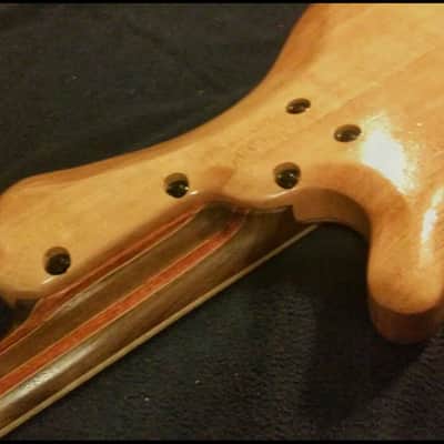 Steve McDonald Basses VD 3304 Bolt on Standard 2016 Red Maple Burl image 8