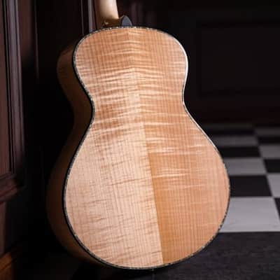 Cort Gold Passion Modern Concert Acoustic-Electric Guitar w/ Hard Case, Natural Glossy image 20