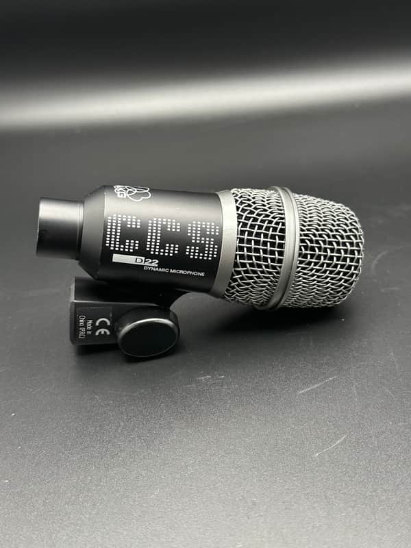 AKG CCS D22 Dynamic Cardioid Instrument Microphone w/ Integrated Stand Mount image 1