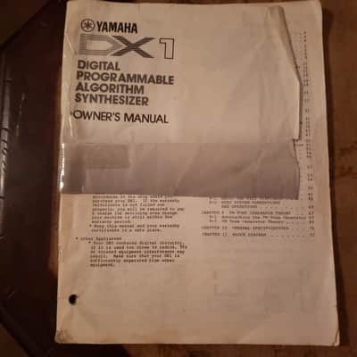 YAMAHA DX-1 Synthesizer with A/B cartridges image 16