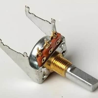 Genuine Fender Snap-In control 100K 30C Taper metal D-shaft Potentiometer/Pot image 1