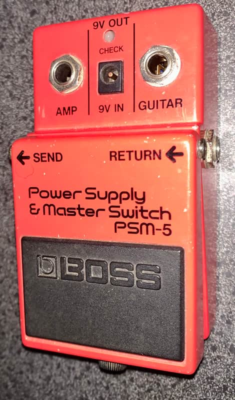 Boss PSM-5 Power Supply & Master Switch (Black Label) 1982 - 1983 - Red image 1