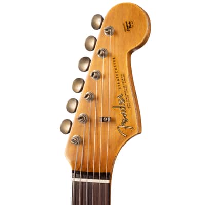 Fender Custom Shop LTD 1964 L-Series Stratocaster Heavy Relic Aged Daphne Blue (855) image 4