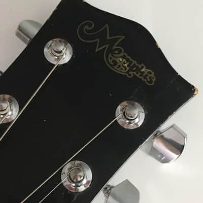 Vintage Matsumoku Memphis LP 1970s Piano Black Beauty Les Paul Dual Humbucker Single Cut Guitar image 8