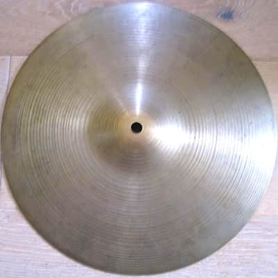 13" Zildjian A Hi-Hat Cymbal - Vintage 1960s image 2
