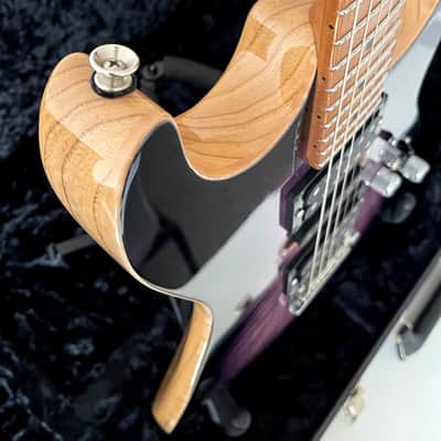 SUMMER SALE!! Tom Anderson Drop Top Natural Purple to T Purple to Black Burst with Binding 2023 image 11