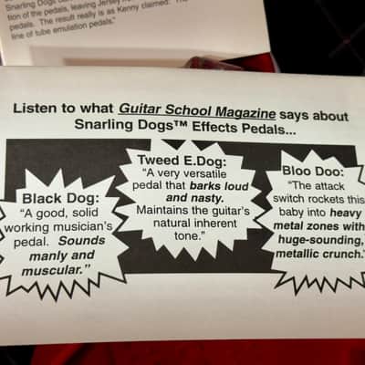 Sterling Dog Charlie Stringer’s BLUE DOO Model SP-4 Tube Emulated Blues Screamer ( New Old Stock image 10