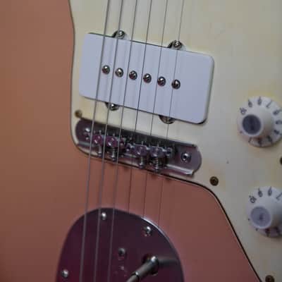 Noizemaker Jazzmaster Shell Pink Montys Pickups Spitfire Pickguard Mastery image 7
