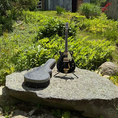 6128 Gretsch Double Cut Duo Jet 1966 - Black image 1