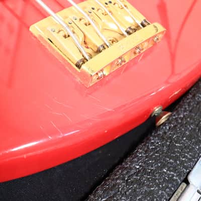 1980s Schecter USA Bass Guitar Red Dallas Era American Made image 19