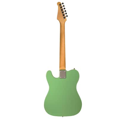 Sawtooth ET Series Electric Guitar, Surf Green with Tortoise Pickguard image 3