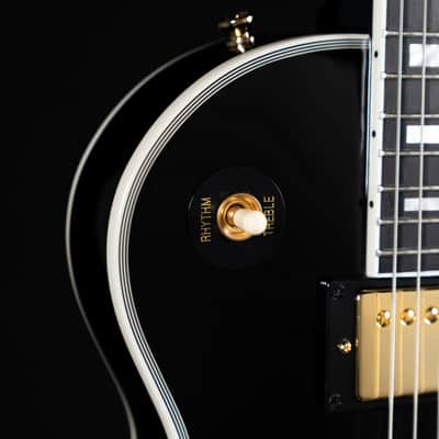 Epiphone Inspired By Gibson Custom Les Paul Custom - Ebony #4680 image 3